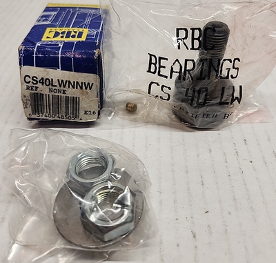 #ad RBC Bearing cam follower kit CS40L WNNW With Washer And 2 Nuts $15.30