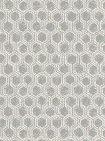 Geometrische Mustertapete Mit Metallic-Farben – Beige, Metallic