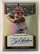 2022 Panini Prizm Draft Picks - Signing Sessions Tyler Hardman oklahoma sooners