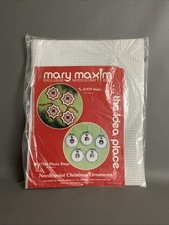 Vtg Mary Maxim Needlecraft Kit Christmas Ornaments NOS- 27379
