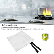 ｀(1.2 * 1.2m)Fiberglass Emergency Fire Safety Blanket For Kitchen Camping Fir BL