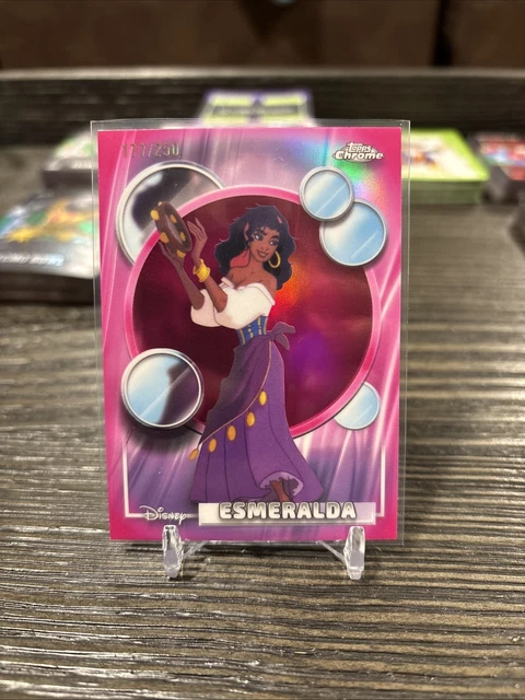 ESMERALDA #140 /250 PINK REFRACTOR DISNEY TOPPS CHROME 2026