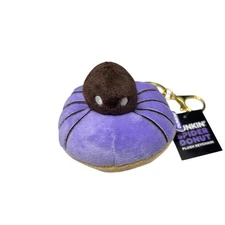 Limited Edition Dunkin Spider Donut Plush Keychain 2025 Limited Quantities
