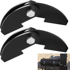 2 Pack Heavy Duty BBQ Smoker Hinge for BBQ Smoker Hinge Doors - Size: 8 X 2 1/4"