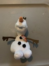 TY Disney Frozen Olaf Beanie Baby Babies Sparkles 8" Plush Snowman ORIGINAL