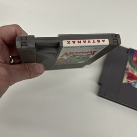 3 NES Games: Astyanax/Dragon Warrior. And iron sword all Tested And Working