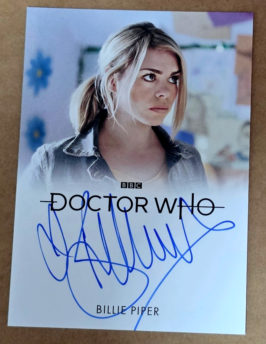 Doctor Who Series 1-4 Billie Piper as Rose Tayler FB Autograph | eBay