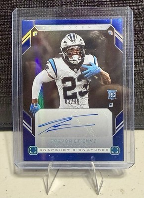 2025 Panini Photogenic Trevor Etienne Snapshot Signatures Team Color Match 3/49