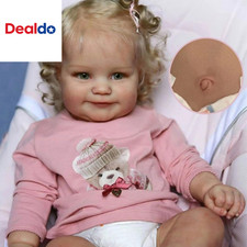 20 Inch Reborn Baby Doll Girl Realistic Soft Vinyl Body with Accessories