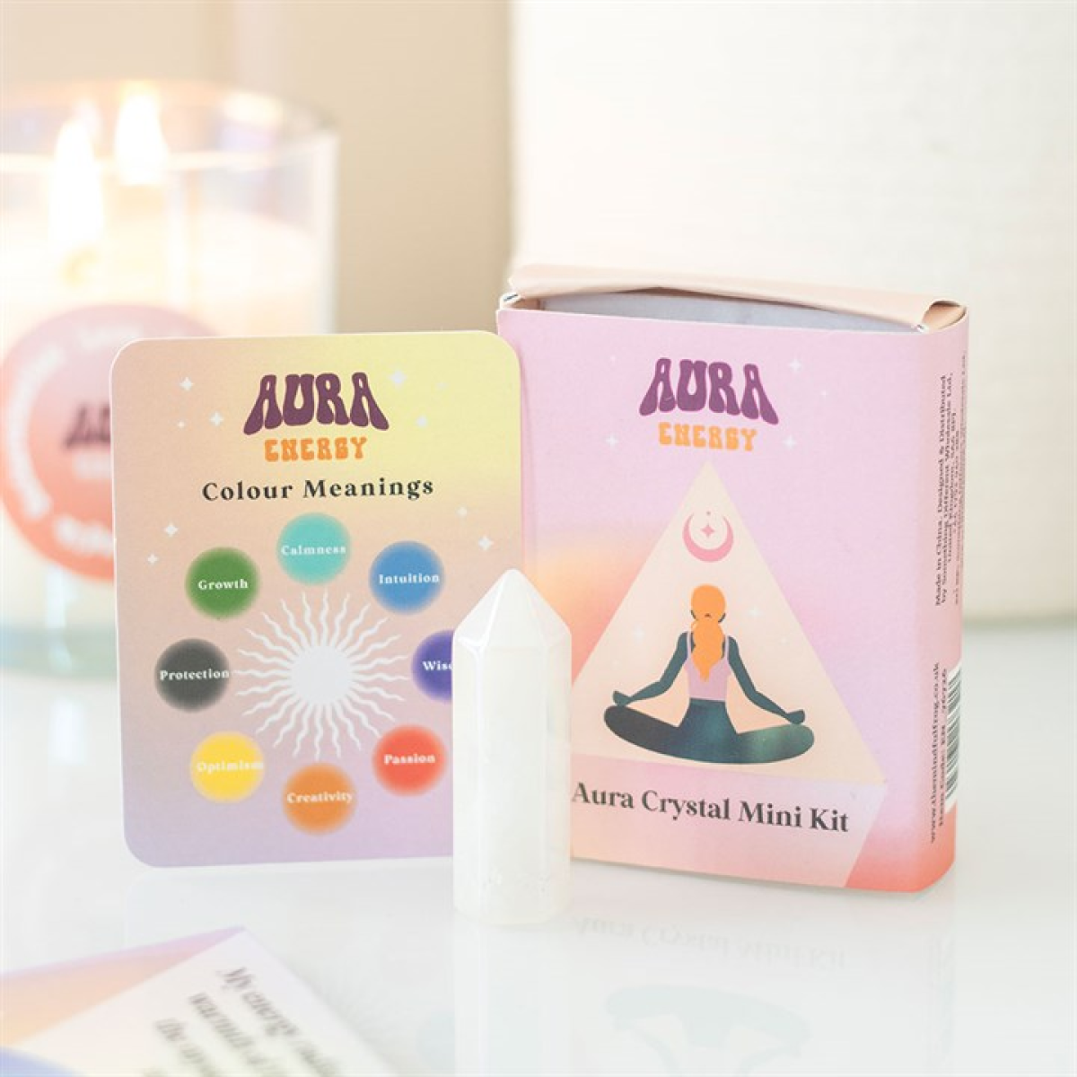 Spiritual Aura Reading Crystal Mini Kit With Guide