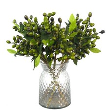 5pcs Artificial Flowers Faux Stems Fake Berries Branches Spray for Vase Home ...