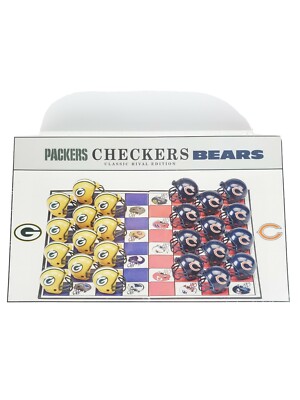 NFL Chicago Bears VS Green Bay Packers Checkers Classic Rival Edition NEW SEALED