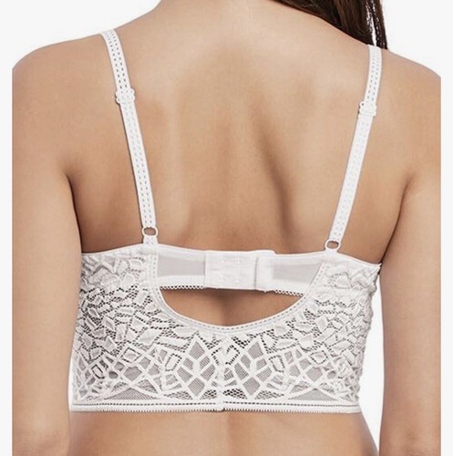 Freya WHITE Underwired Longline Bra Lace SIZE 34I **NEW WITH TAGS** AA5014WHE - Picture 2 of 2
