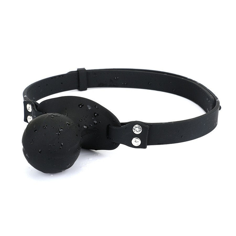 Bâillon Boule électro Shock Noir En Silicone - Fétish, Recharge USB