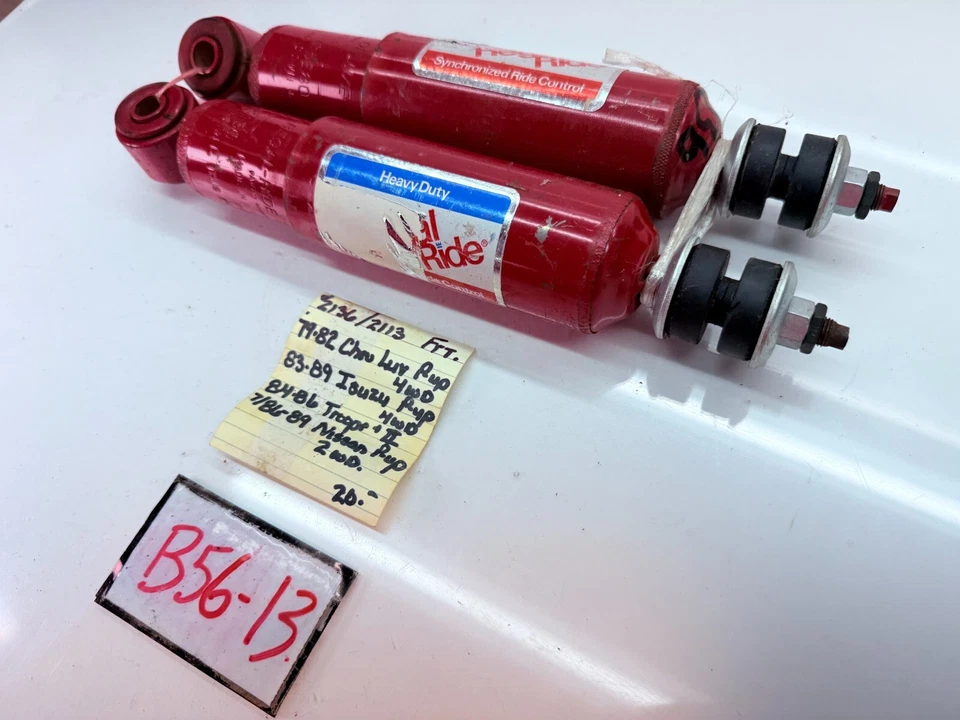 NOS PAIR SHOCK ABSORBER 1979 - 1989 ISUZU TROOPER MK1 NISSAN PICKUP B56-13 - Image 3 of 4