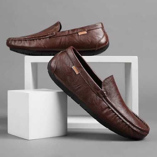 Mens Casual Shoes Moccasins Breathable Walking Sneakers Comfortable Loafers - Picture 4 of 21