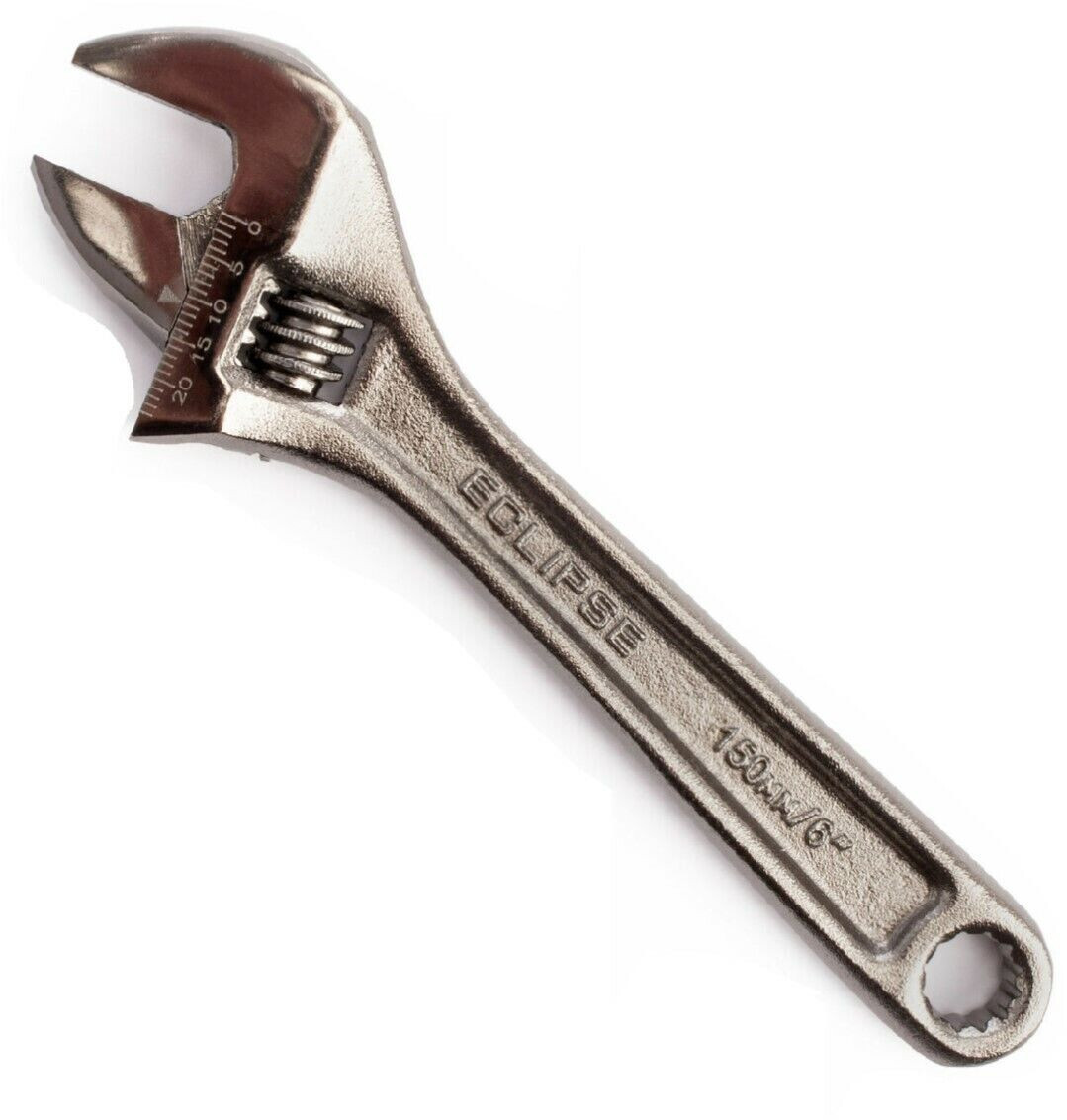 Eclipse 6"" 150mm Adjustable Standard Handle Spanner Wrench ADJW6S