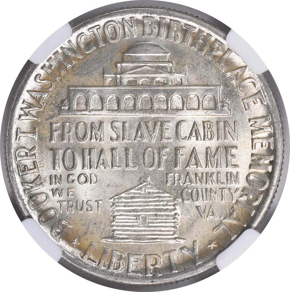 Washington (Booker T.) Commemorative Half Dollar 1949 MS67 NGC - Image 4 of 4