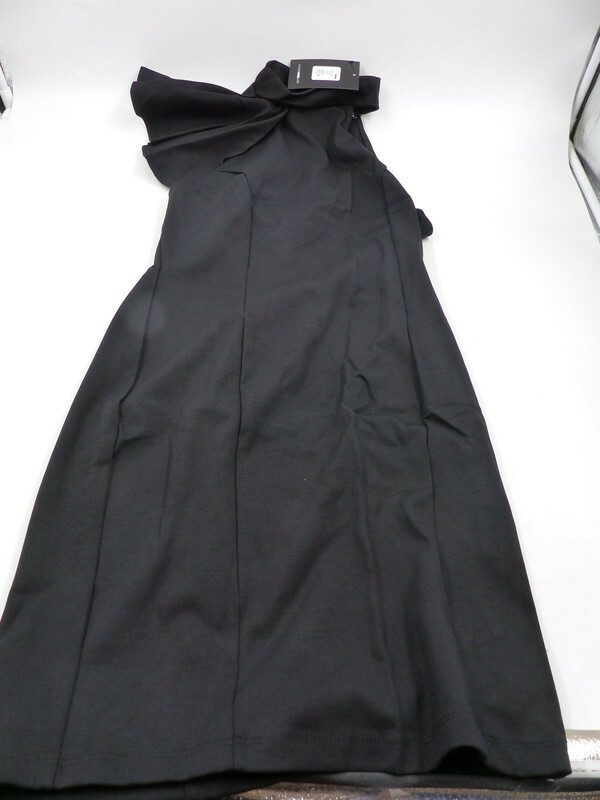NOVA DESIGN RUFFLE BUTTER DRESS BLACK WMNS LARGE 357665 | eBay