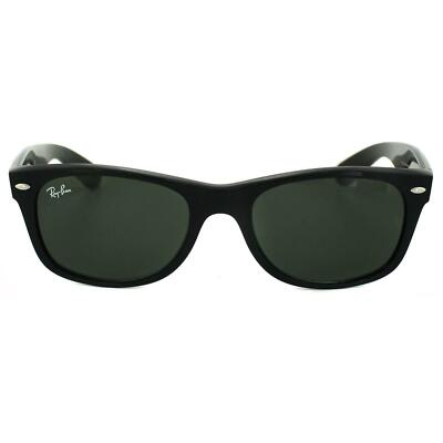 Ray-Ban NEW WAYFARER RB2132 901 52□18 Ray-Ban Sunglasses New Wayfarer 2132 901L Black Green G-15 Medium