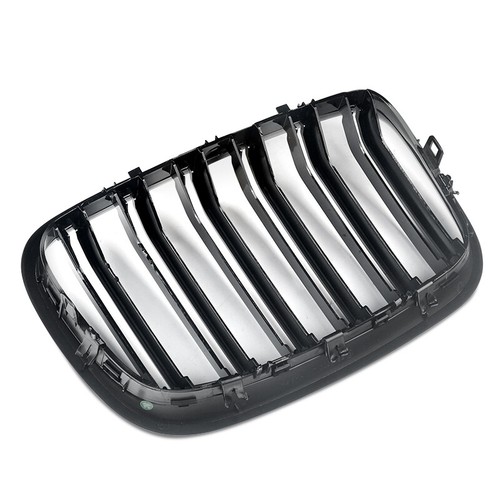 Parrilla de parachoques delantero para BMW X5 E70 X6 E71 2007-2013 negro brillante - Imagen 12 de 15