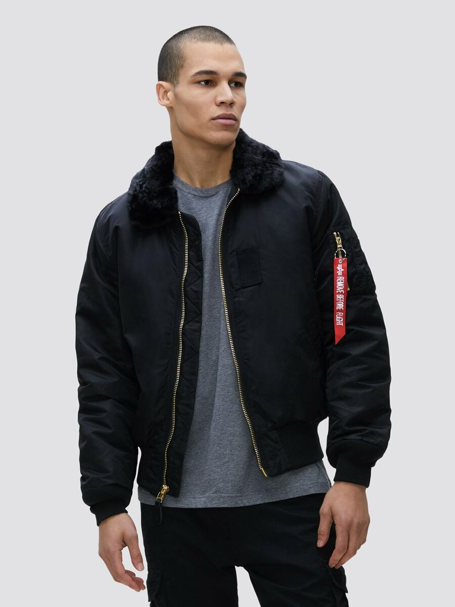ALPHA INDUSTRIES SLIM FIT B-15 FLIGHT JACKET/BOMBER NYLON ALPHA INDUSTRIES SLIM FIT B-15 FLIGHT JACKET/BOMBER NYLON