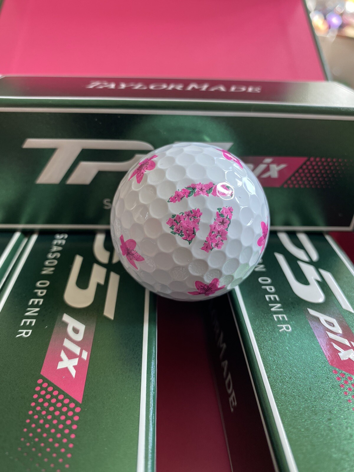 Taylormade TP5 Pix Azalea Masters Augusta National v2 Rare New Golf