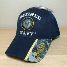 Official US Navy Licensed Retired Navy Shadow Cap Hat