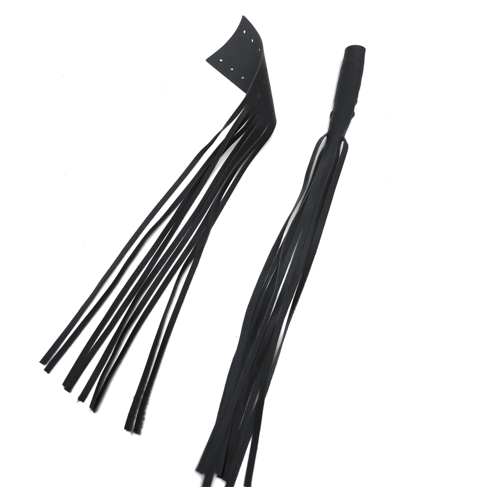 2Pcs PU Leather Motorcycle Brake Lever Covers Biker Clutch Fringe Long