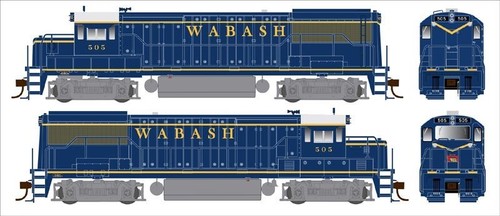 BOWSER 25179 ESCALA HO GE U25B Wabash #505 estándar DC, LISTO PARA DCC | Zustand: New