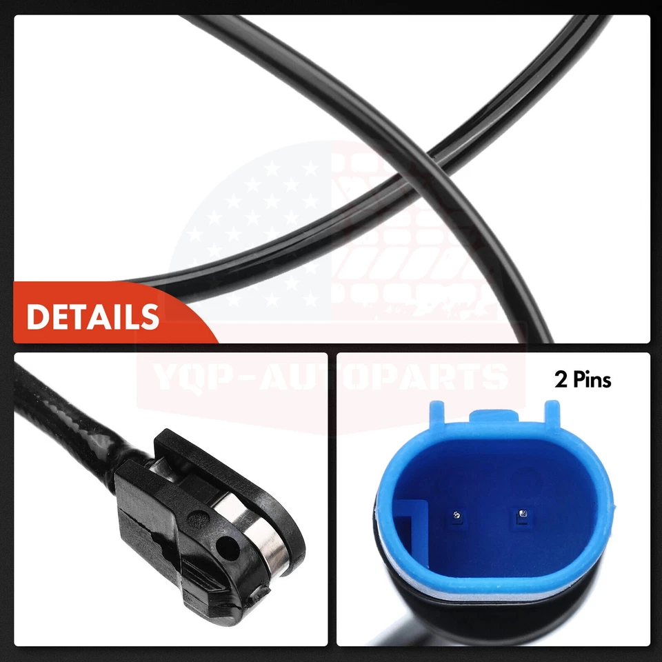 2x Front & Rear Disc Brake Pad Wear Sensor for BMW 2019-2024 L6 3.0L V8 4.4L Foto 2 de 4