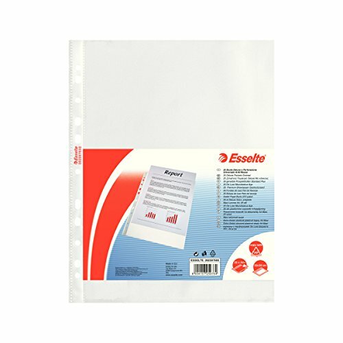 Esselte Buste a perforazione Copy Safe De Luxe, 25 pezzi (N5b)