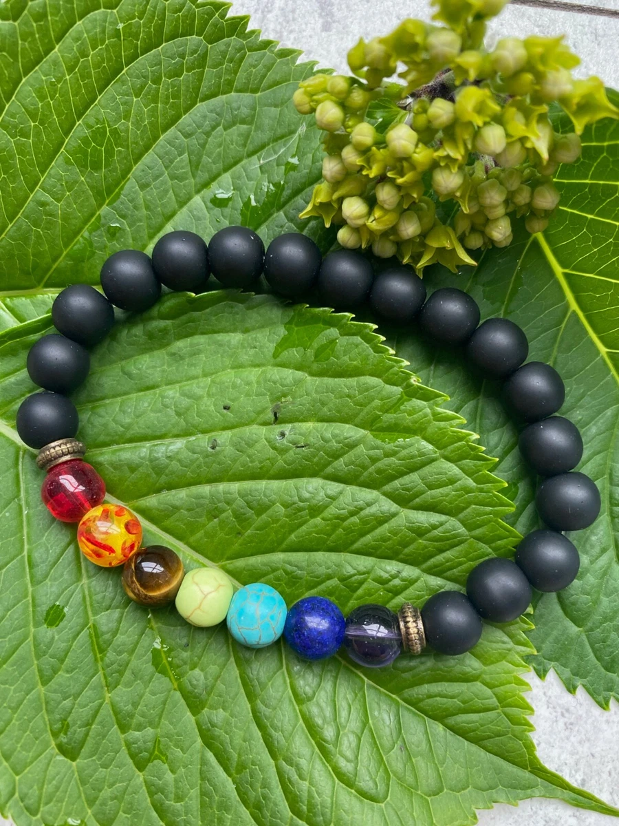 7 Chakra Bracelet,energy stone, a gracious bracelet, original stone, and a  natural healing bracelet. Men,