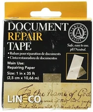 Lineco Archival Document Repair Tape 1 Inch By 35 Feet