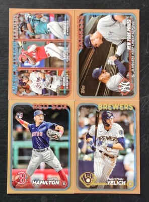 2024 Topps Series 1 / Series 2  GOLD BORDER #/2024 You Pick - 2 Card Minimum