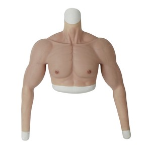 Cosplay Silikon Gefalschte Muskel Anzug Mit Armen Oberstuck Pectoralis Ebay