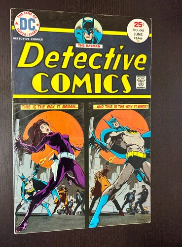 DETECTIVE COMICS #448 (DC Comics 1975) -- Bronze Age Batman -- VG/FN