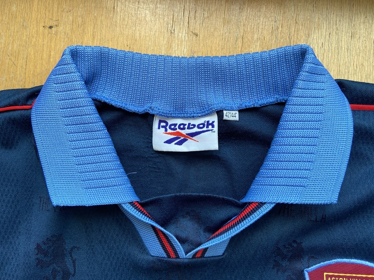 ASTON VILLA 1995 1997 AWAY FOOTBALL SHIRT SOCCER JERSEY