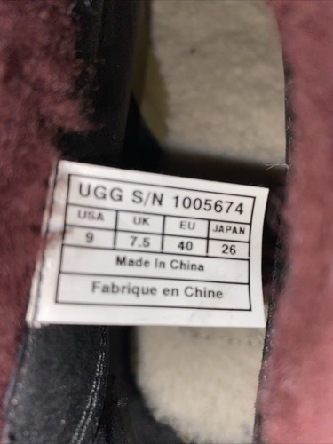 UGG S/N 1005674 Charlotte Damen Stiefeletten sehr guter Zustand Fellmanschette Freizeit Leder UK7,5 - Bild 9 von 9