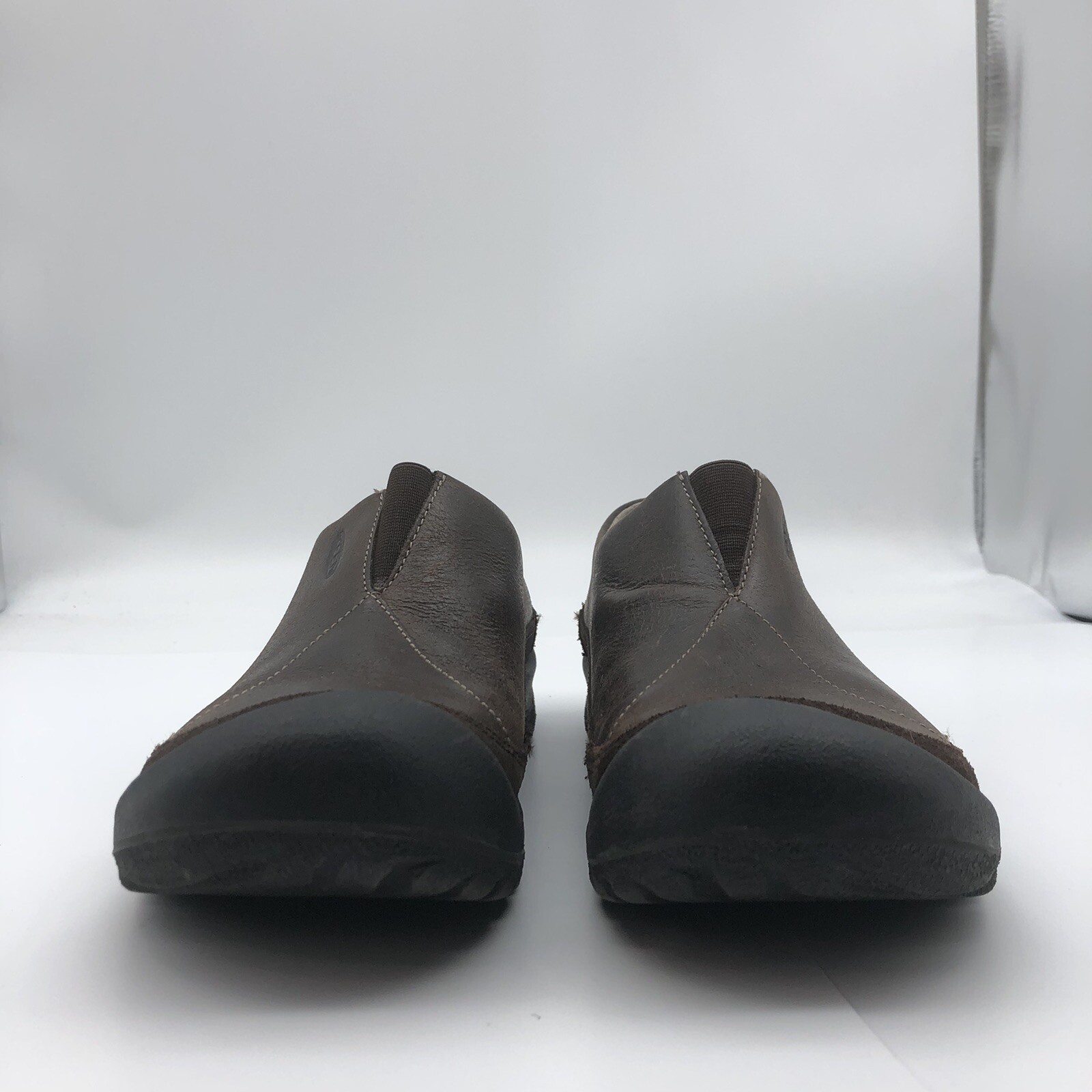 Zoccoli mocassini Keen donna Shelby in pelle da trekking marrone taglia 7