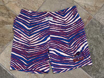 Vintage Buffalo Bills Zubaz Football Shorts, Size Large