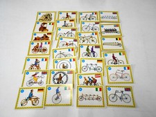 LA BICI-STORY lotto 28 figurine diverse tin tin-agers club alemagna