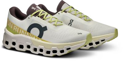 値下げ【ほぼ未使用】On Cloudmonster サイズ24.0 NEW Men's On Running Brand White/Lime Yellow Cloud Cloudmonster 2