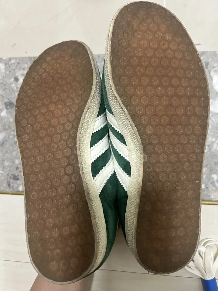 Size 5 adidas Gazelle Dark Green Cream White eBay