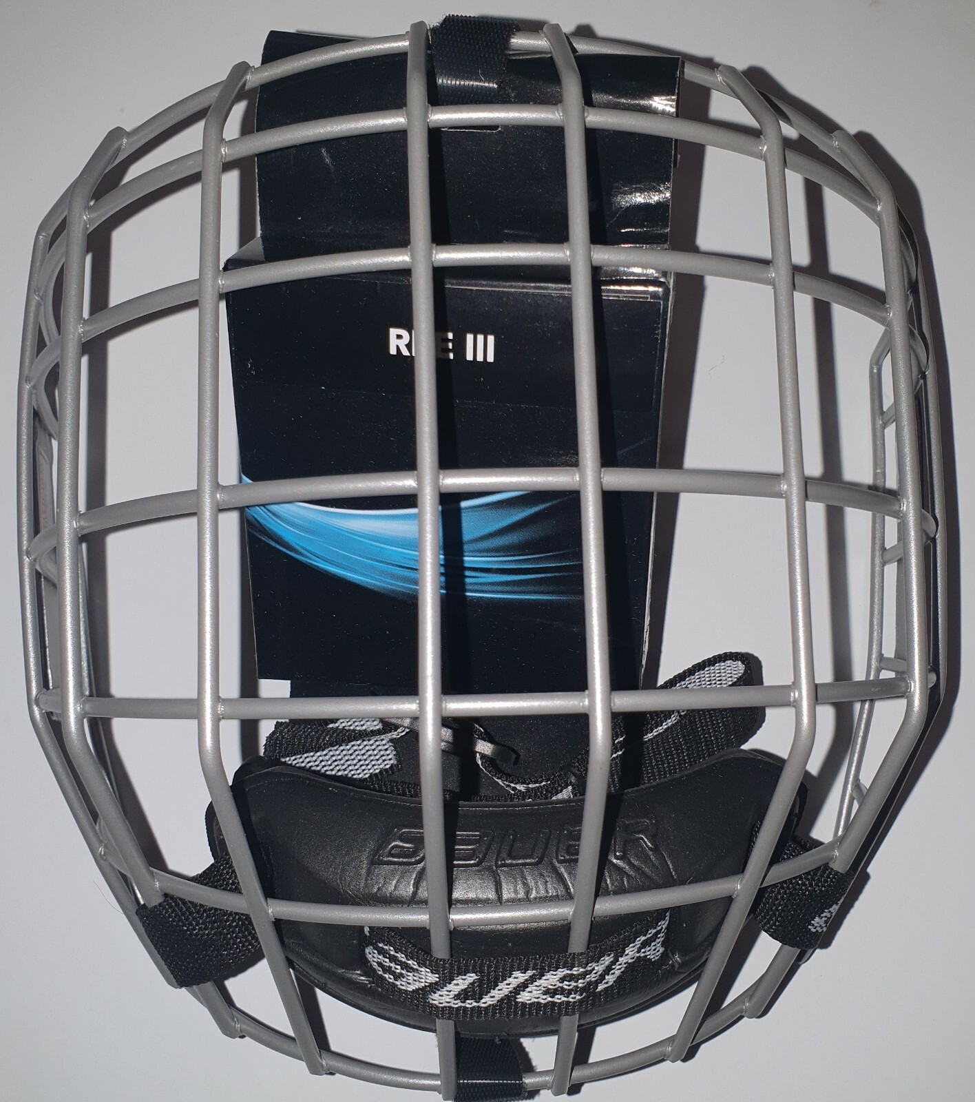 Bauer 1037091 RBE III M/M Hockey Facemask Medium Silver