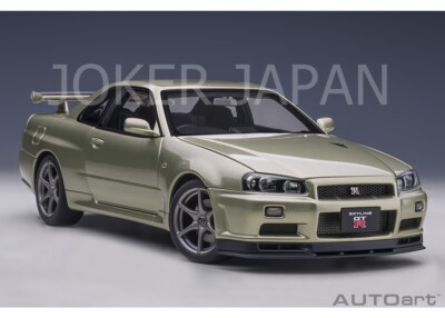 ミニカー AUTOart 1/18 Nissan SKYLINE R34 V-SPEC 1/18 Nissan Skyline GT-R (R34) V-SPEC II 2001 Model by