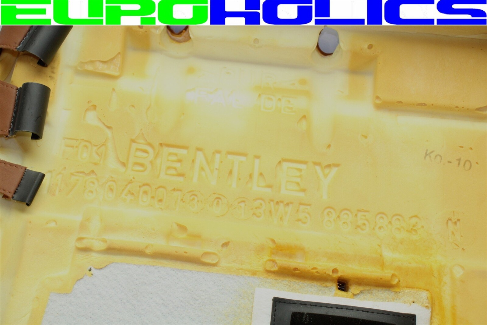 Bentley Continental Flying Spur 06-12 Rear Left Upper Seat Back Cushion Saddle