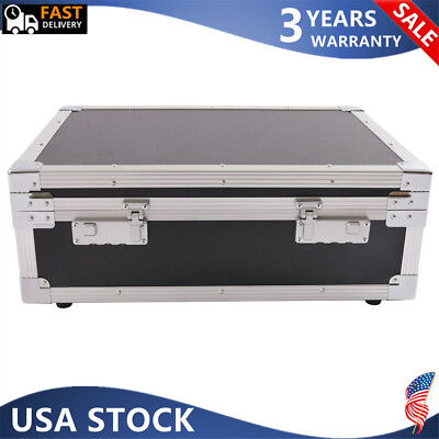 Aluminum Locking Storage Box Case Hard Storage Carry Case Hand Safe Box