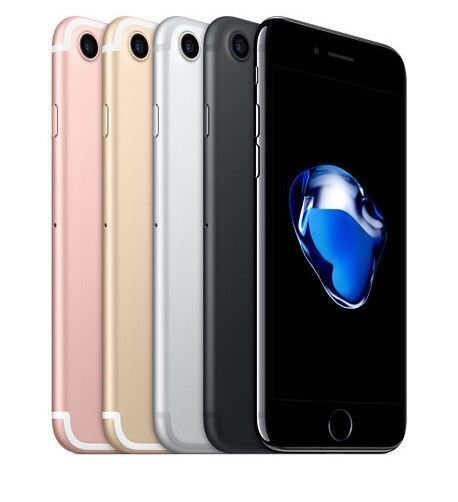 Apple iPhone 7 - 128GB 256GB - Black - Unlocked or Choose Your Carrier -  GOOD -