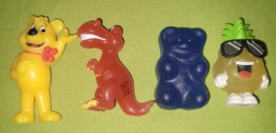 Jakks Haribo Candy Gummy Bear Dinosaur Dino Mini Food Figure Toy Lot 2021